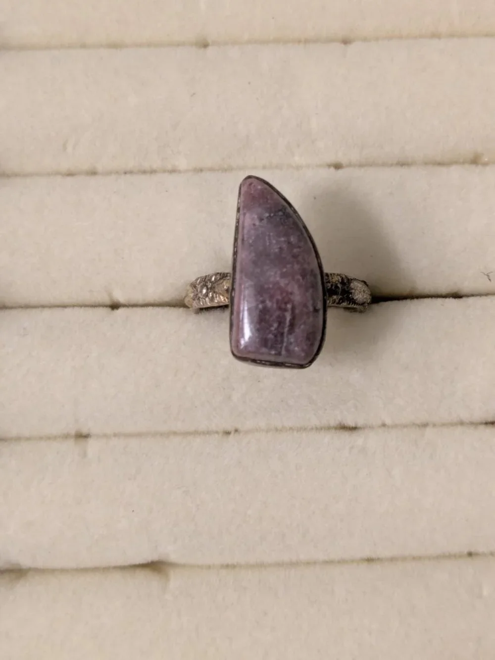 925 Silver Ring With Stone Size 9